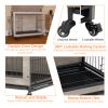 38 Inch Heavy-Duty Dog Crate Furniture - Gray